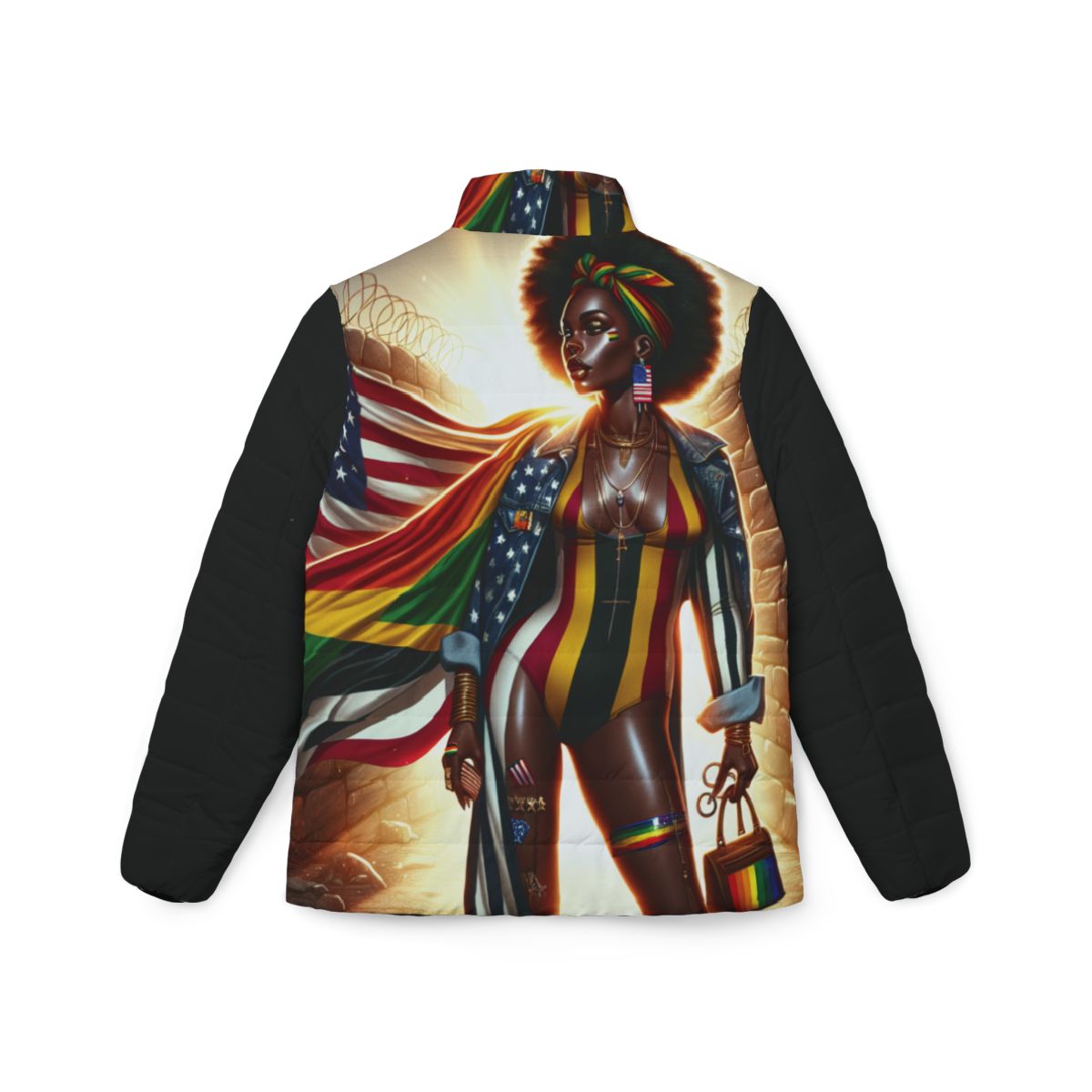 Vibrant Women's Bold Statement Puffer