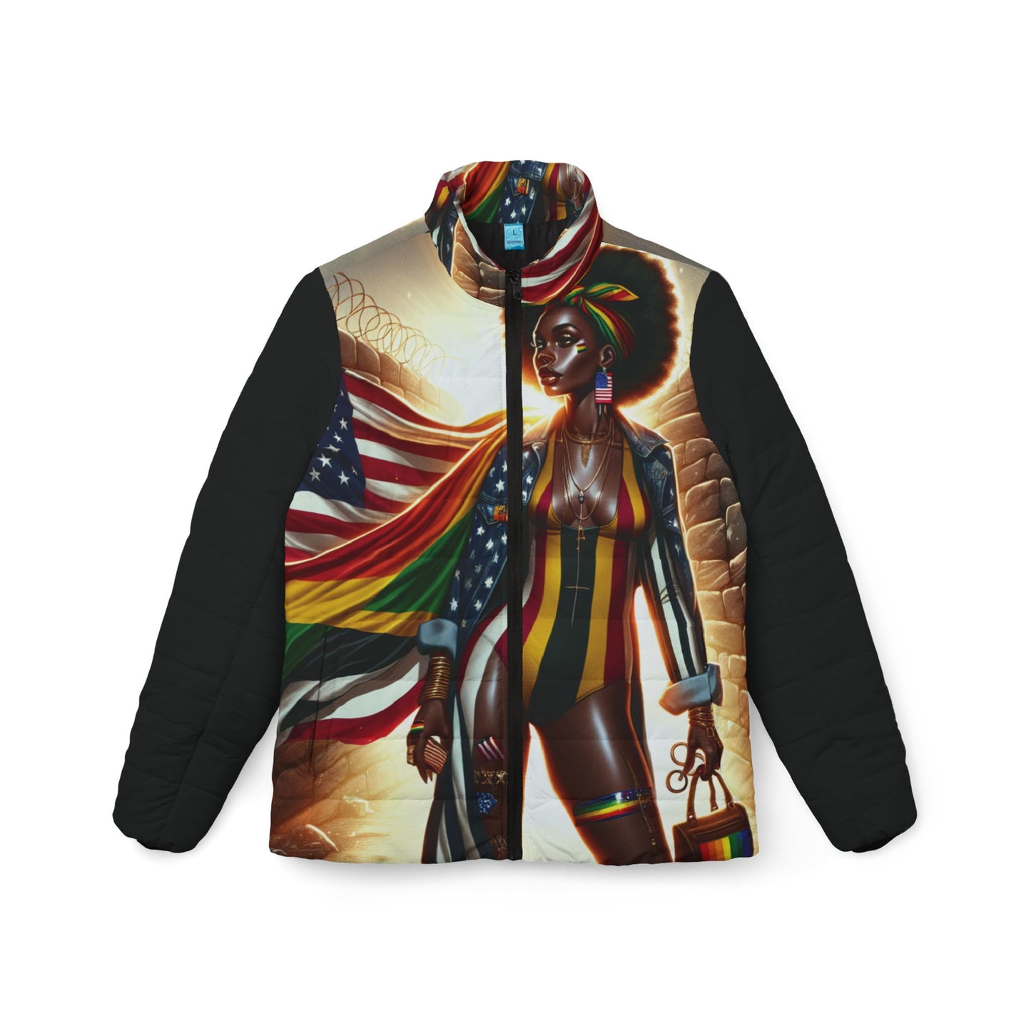 Vibrant Women's Bold Statement Puffer