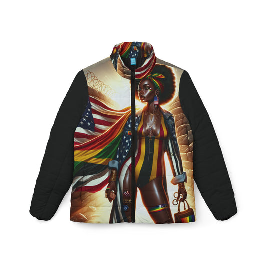 Vibrant Women's Bold Statement Puffer